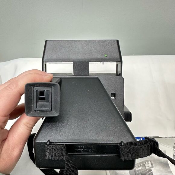 vintage Polaroid Spirit 600 light management system grey silver instant camera - Picture 4 of 6